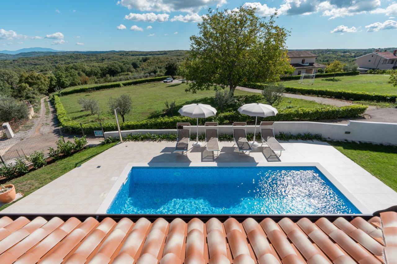 Villa Atop The Village With Stunning View Vižinada Dış mekan fotoğraf